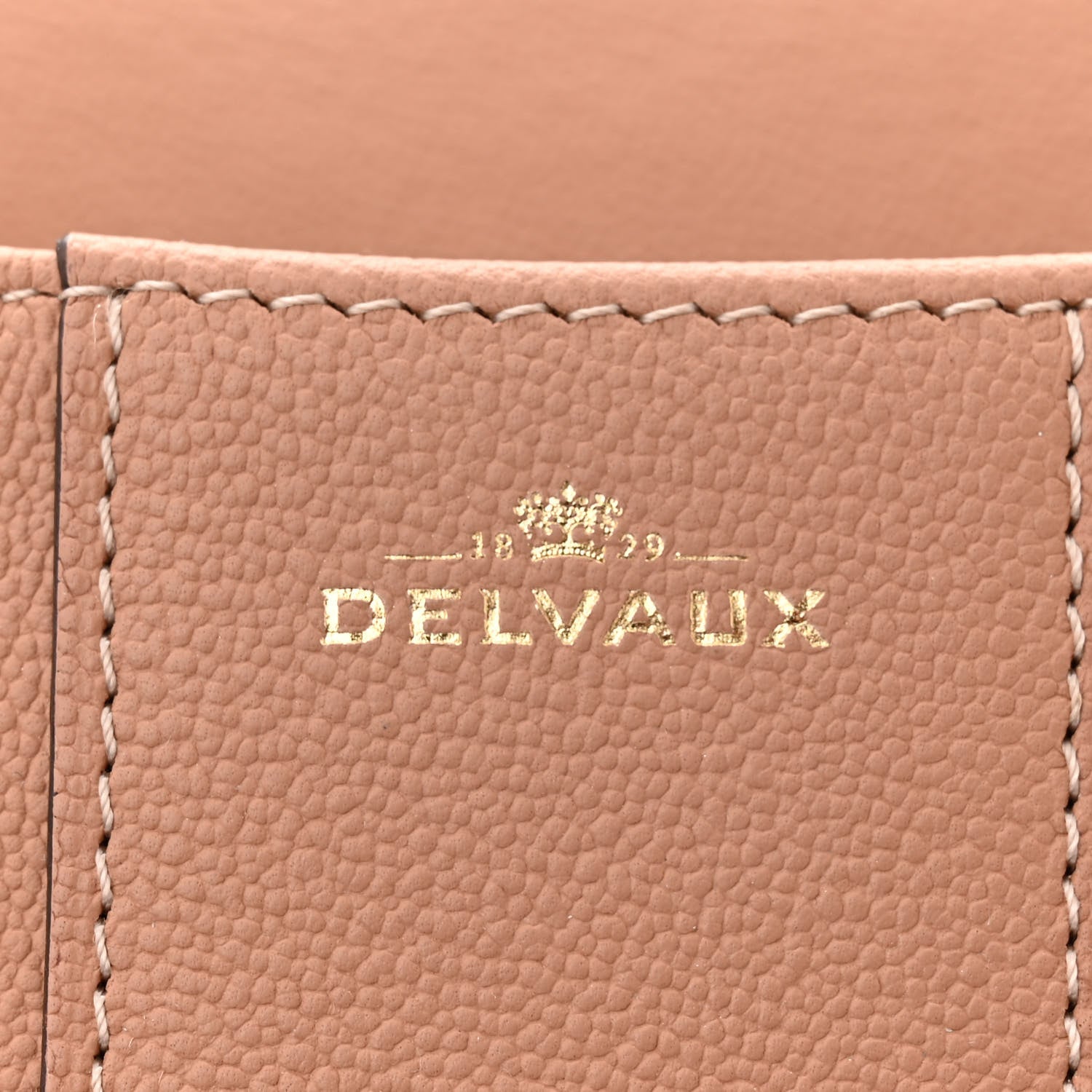 Delvaux Grained Calfskin Mini Brillant Satchel Nude 7 of 12