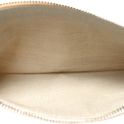 Chanel Canvas Deauville Cosmetic Pouch Light Beige 5 of 5