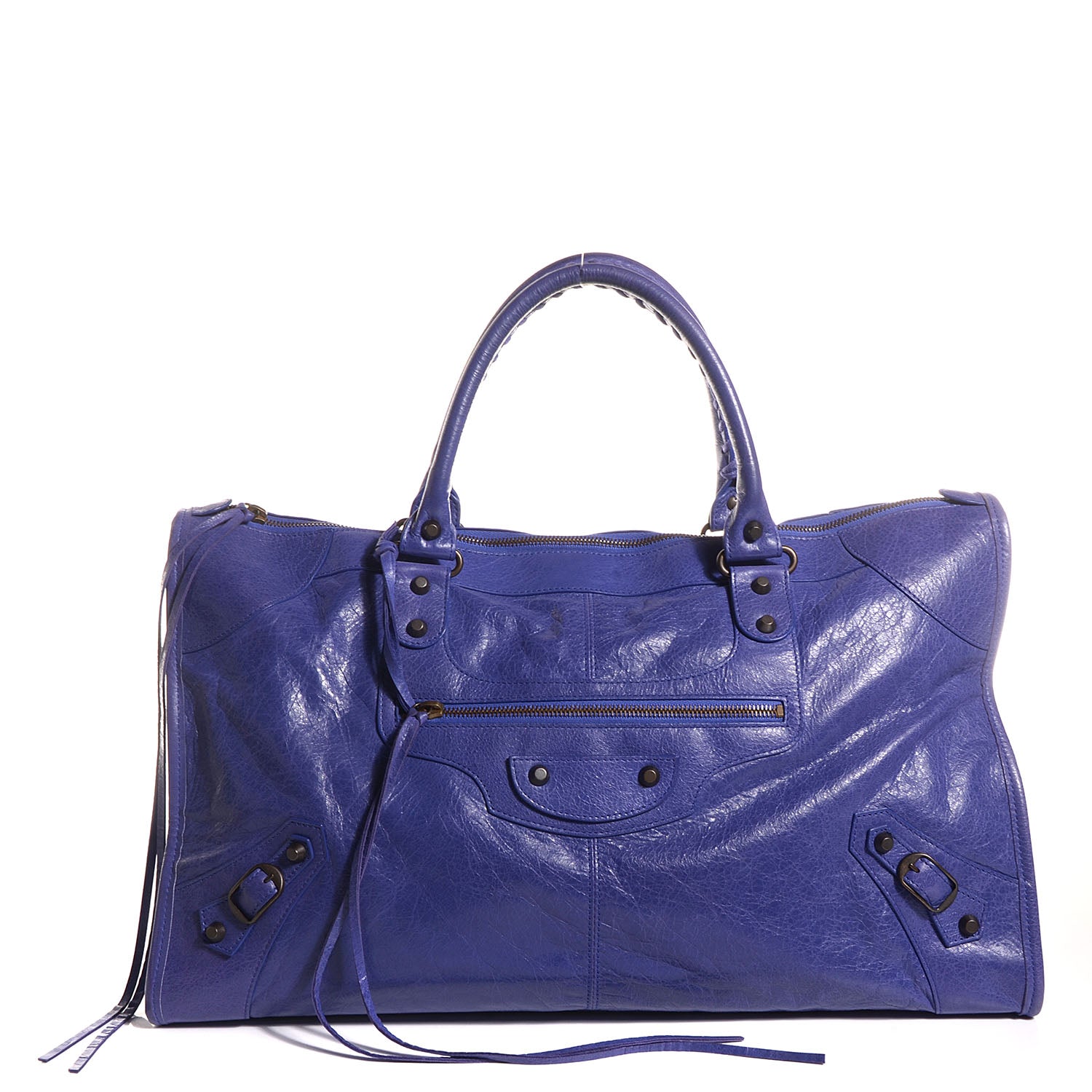 Balenciaga Agneau Classic Hardware Work Bleu Lavande 1 of 12