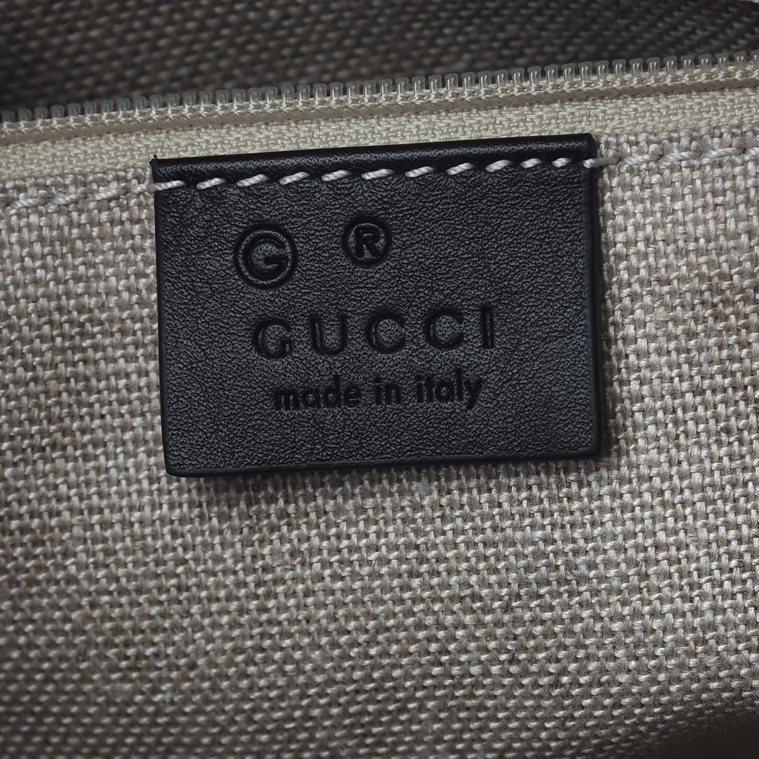 Gucci Soft Microguccissima Medium Zippered Satchel Black 5 of 8