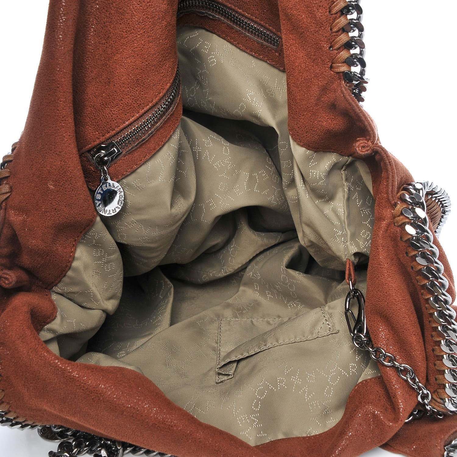 Stella McCartney Shaggy Deer Big Falabella Tote Brown 7 of 9