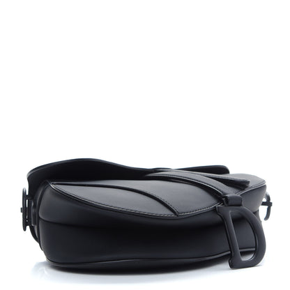 Christian Dior Ultra Matte Calfskin Saddle Bag Black 3 of 7