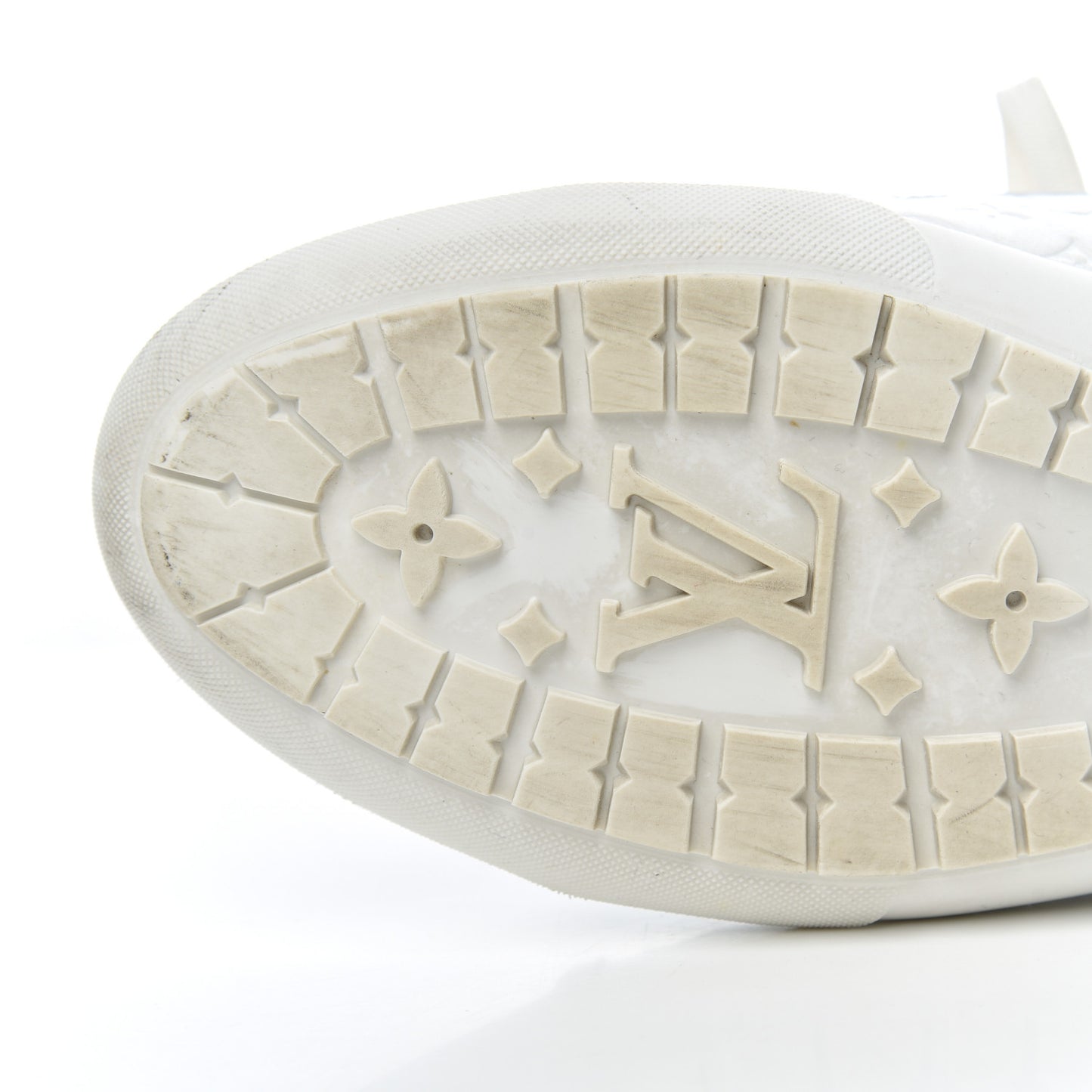 Calfskin Embossed Monogram Toucan Sneakers 38 White