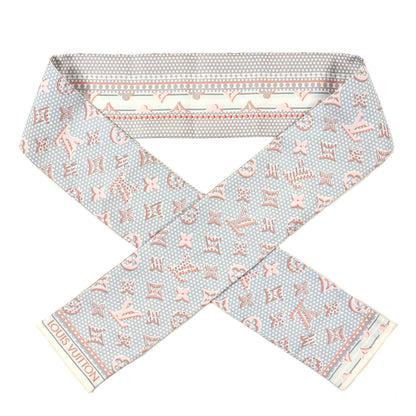 Louis Vuitton Silk Monodots Bandeau Light Blue 1 of 3