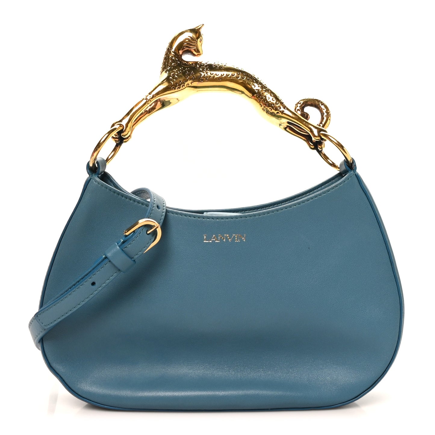 Lambskin Cat Hobo Jeans