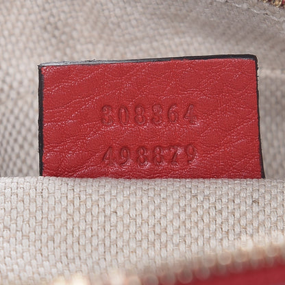 Gucci Pebbled Calfskin Small Soho Disco Bag Tabasco Red 7 of 7