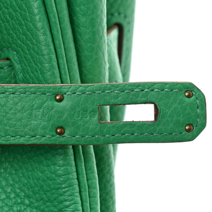 Hermes Taurillon Clemence Birkin 35 Menthe 5 of 15
