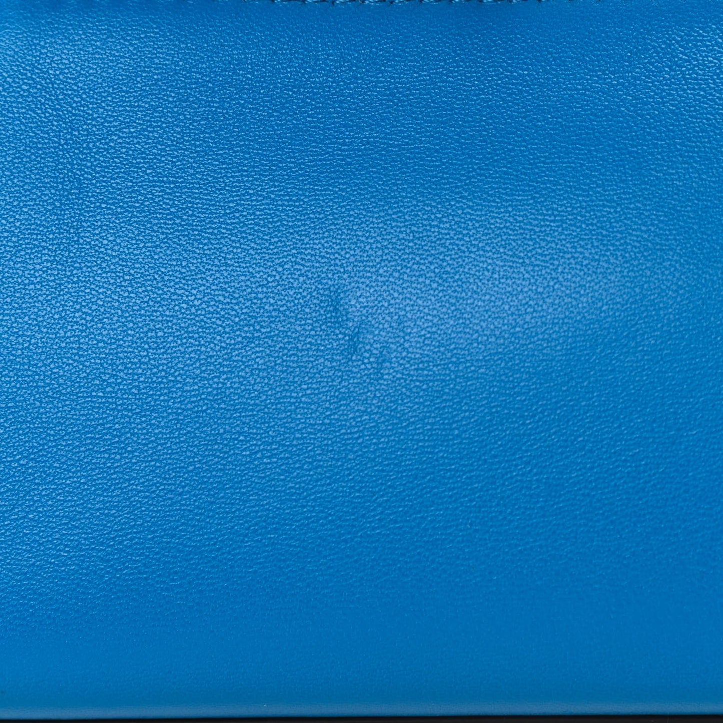 Shiny Nappa Micro Peekaboo Iconic Satchel Blue Royal