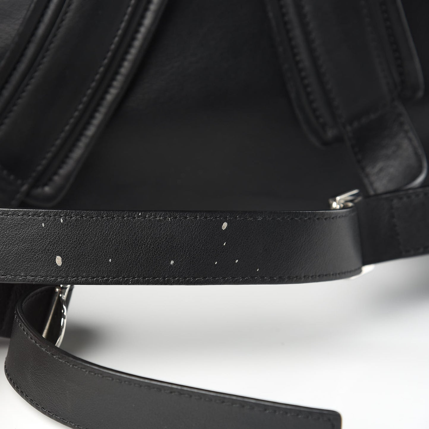 Calfskin Studded Star Small Backpack Black