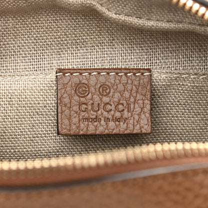 Gucci Monogram Mini Bree Messenger Bag Beige Tabacco 9 of 10