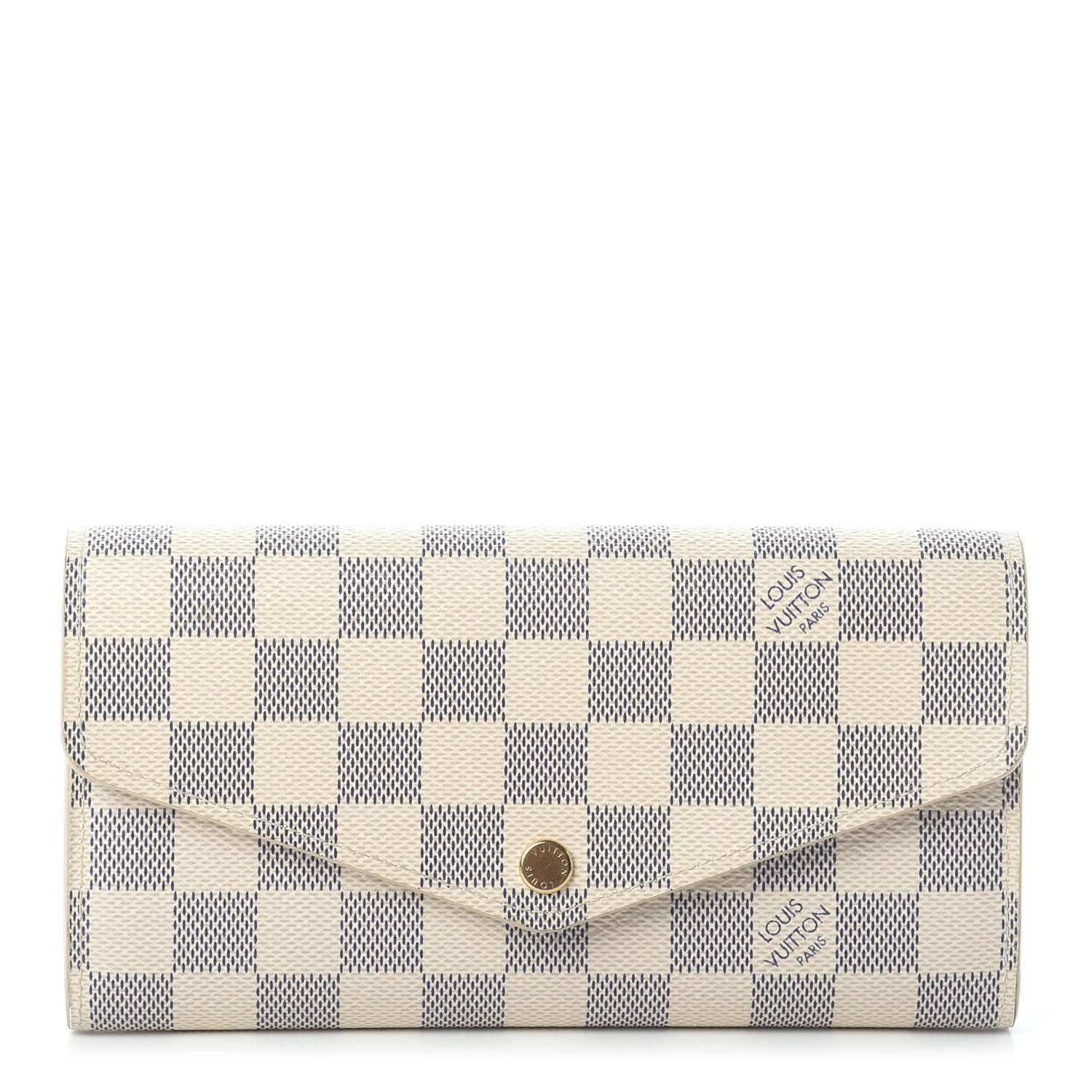 Louis Vuitton Damier Azur Sarah Wallet NM 1 of 5