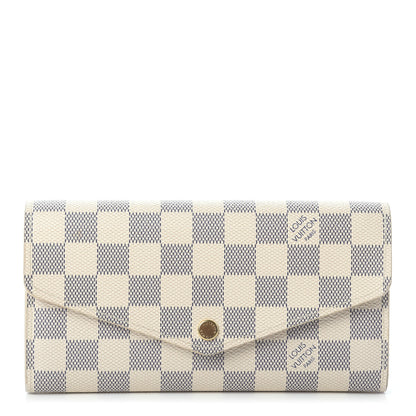 Louis Vuitton Damier Azur Sarah Wallet NM 1 of 5