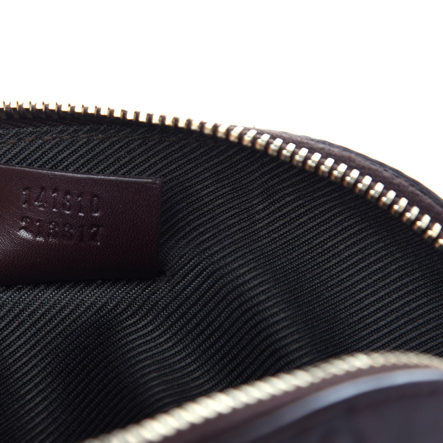 Gucci Guccissima Cosmetic Case Dark Brown 6 of 8