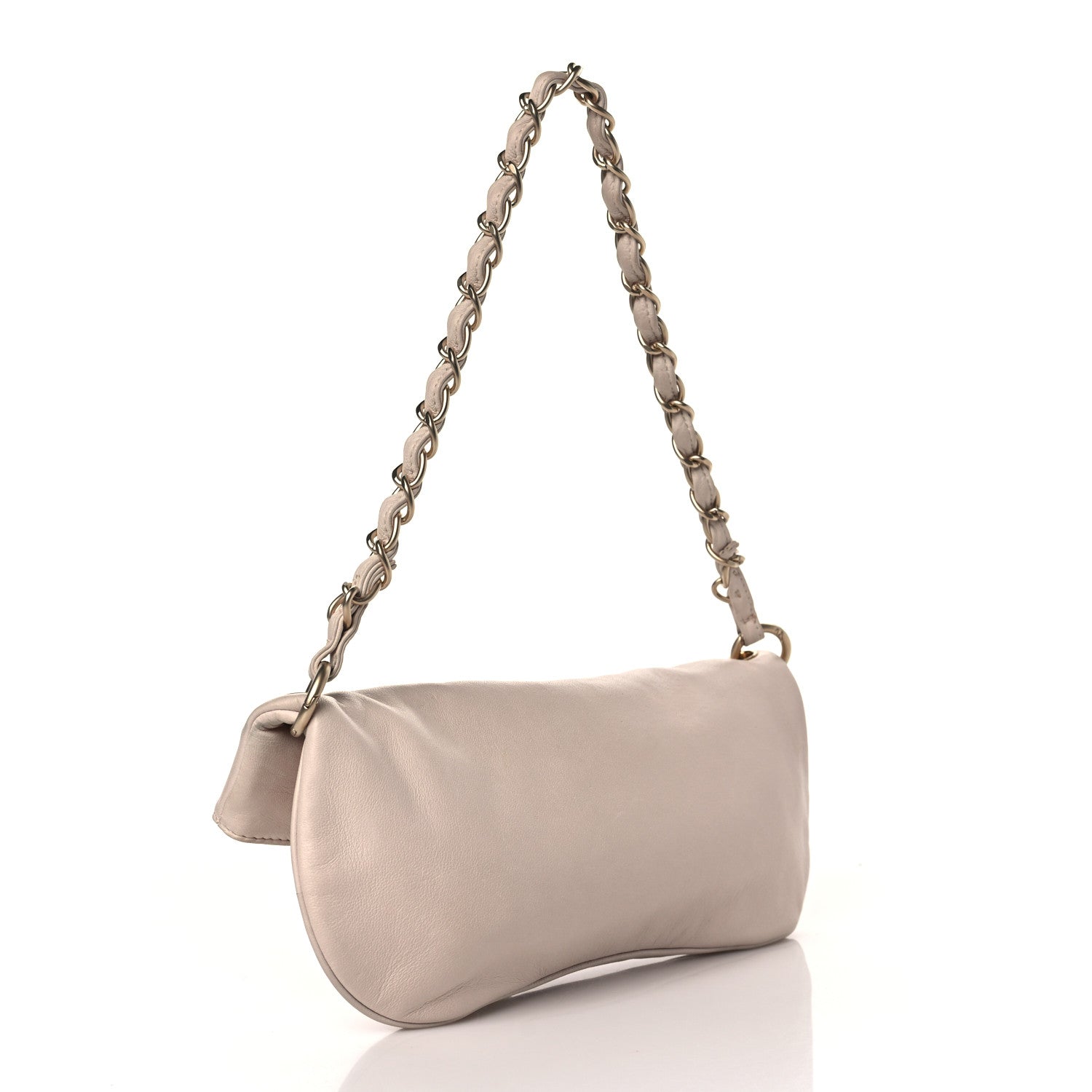 Chanel Lambskin Small Coco Ball Fold Over Bag Light Pink 3 of 9