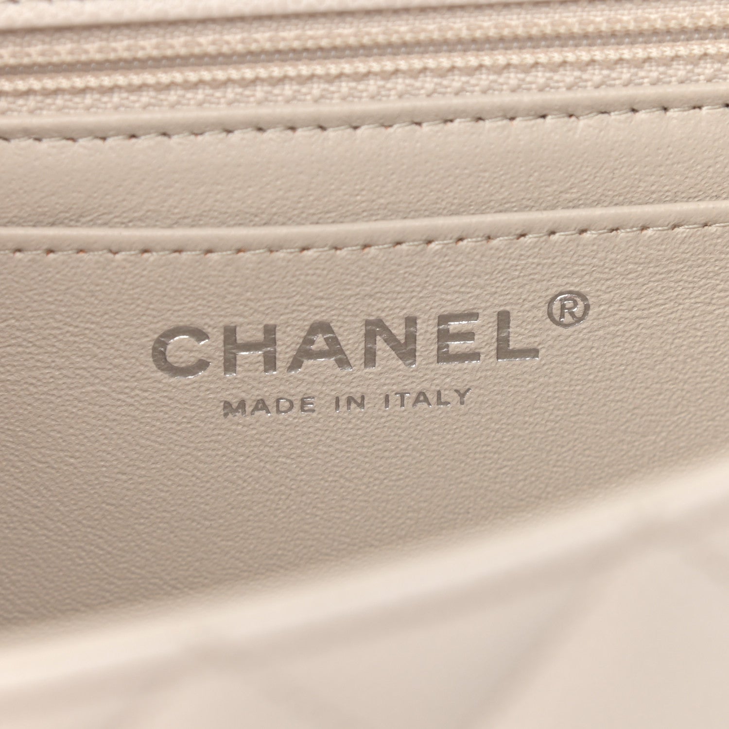 Chanel Caviar Quilted Mini Rectangular Flap Ivory 6 of 11