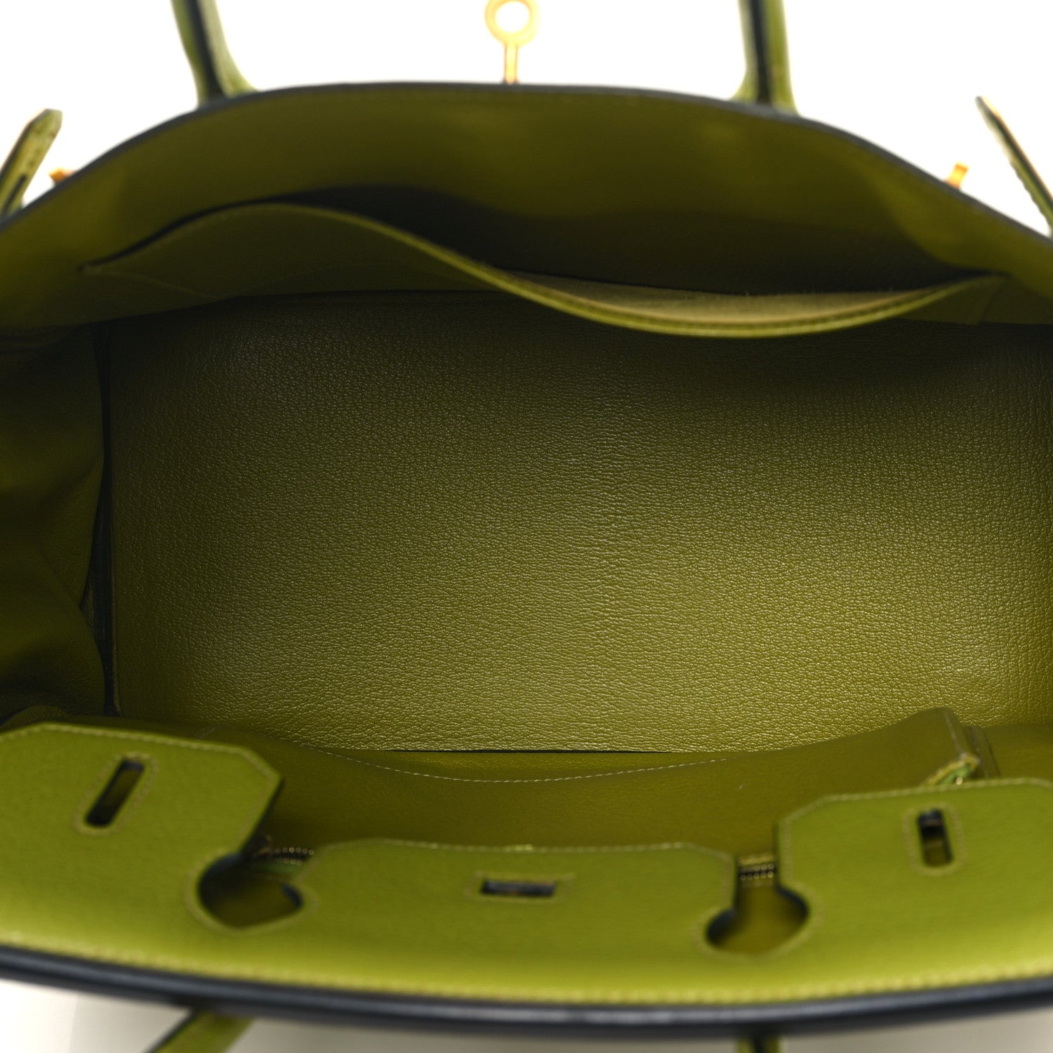 Hermes Chevre Mysore Birkin 30 Vert Anis 5 of 12