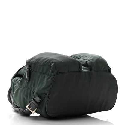 Prada Nylon Vela Small Backpack Green 3 of 14