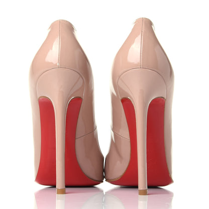 Christian Louboutin Patent Pigalle 120 Pumps 36 Nude 6 of 10