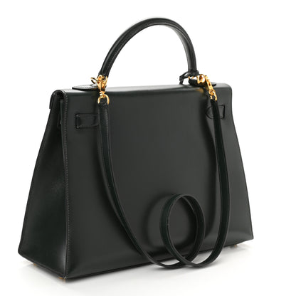 Hermes Box Kelly Sellier 32 Vert Fonce 3 of 16