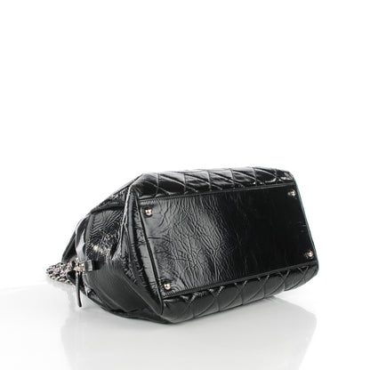 Chanel Patent Petit Timeless Shopping Tote PTT Black 4 of 8