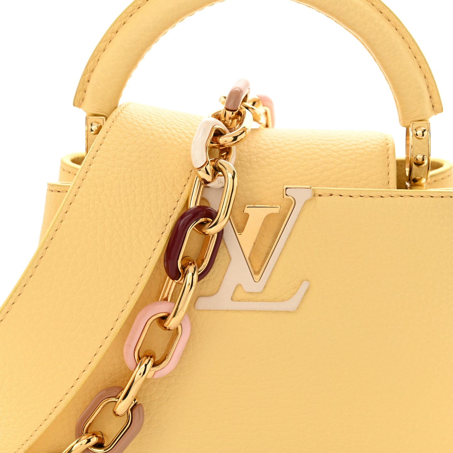 Taurillon Mini Capucines Jaune Plume