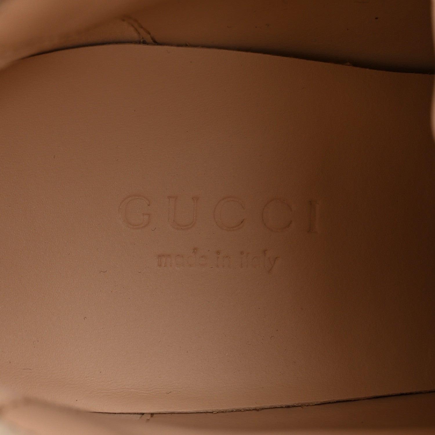 Gucci Calfskin GG Supreme Monogram Nappa Quilted Lace Up Ankle Boots 35 Mystic White Beige 7 of 10