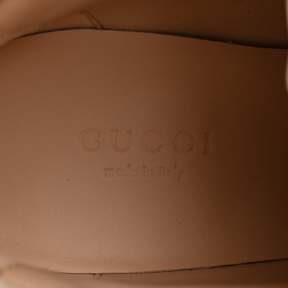Gucci Calfskin GG Supreme Monogram Nappa Quilted Lace Up Ankle Boots 35 Mystic White Beige 7 of 10