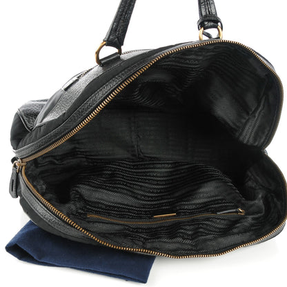 Prada Tessuto Nylon Bowler Black 5 of 6