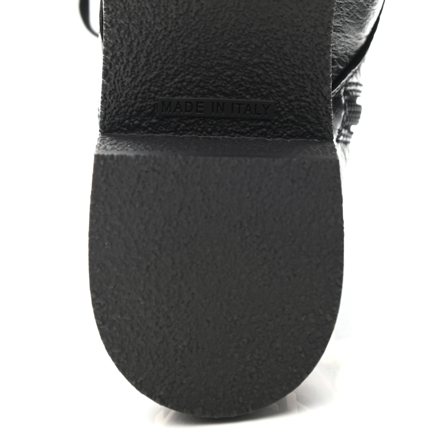 Chanel Shiny Crumpled Lambskin Lace Up Combat Boots 38 Black 6 of 9