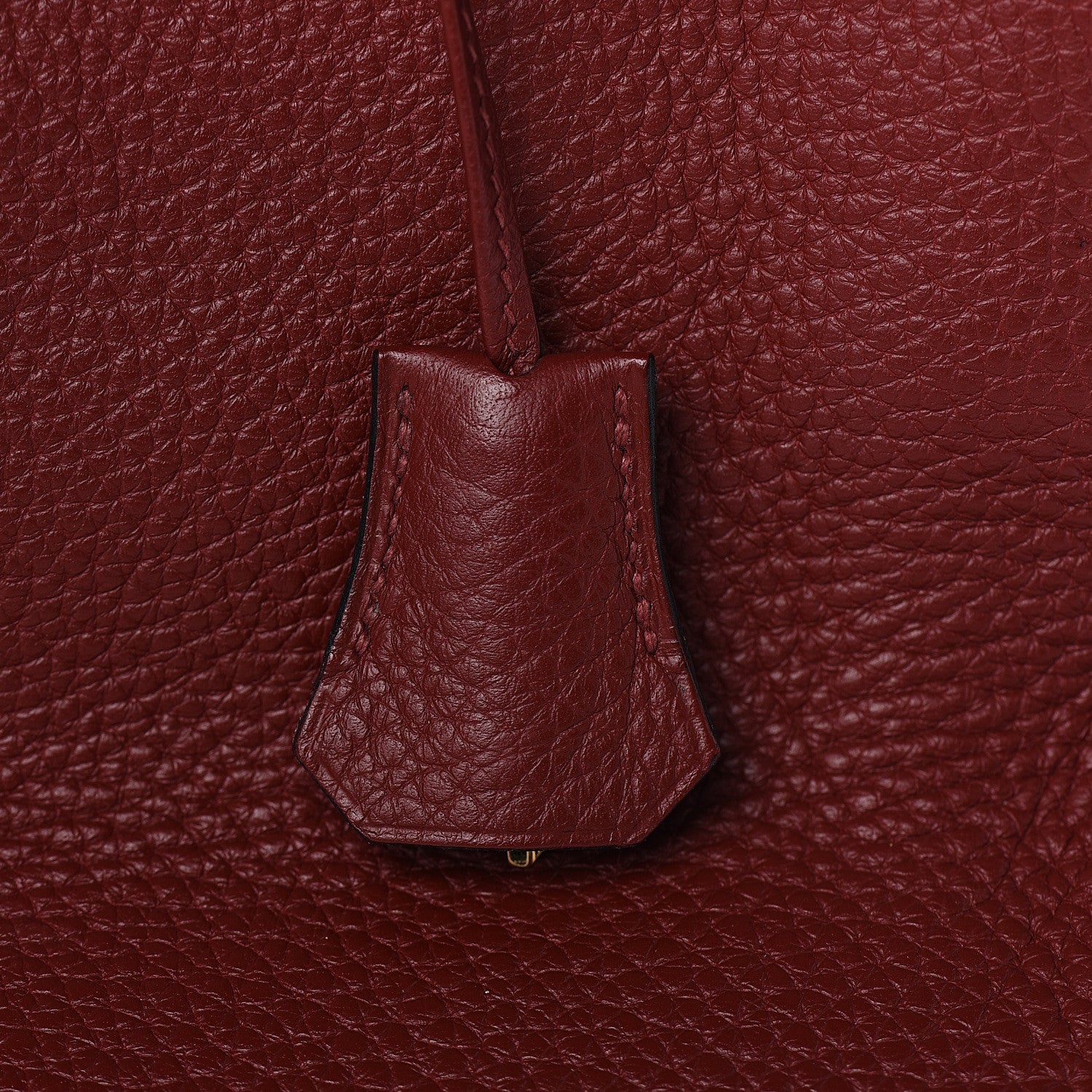 Hermes Taurillon Clemence Retourne Kelly 32 Rouge H 14 of 35