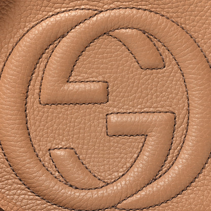 Gucci Pebbled Calfskin Small Soho Disco Bag Camelia 8 of 11