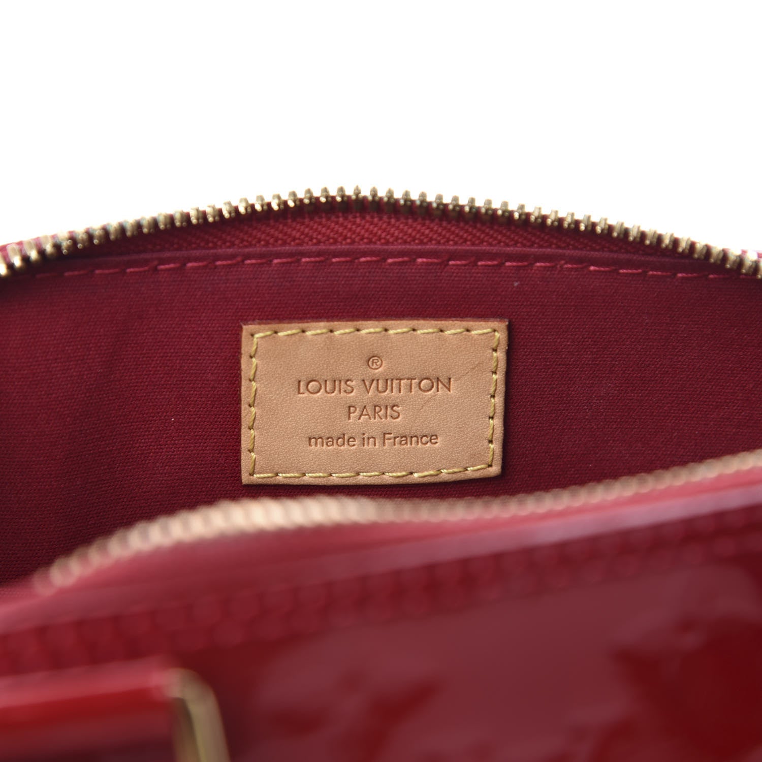 Louis Vuitton Vernis Alma BB Pomme D'Amour 9 of 10
