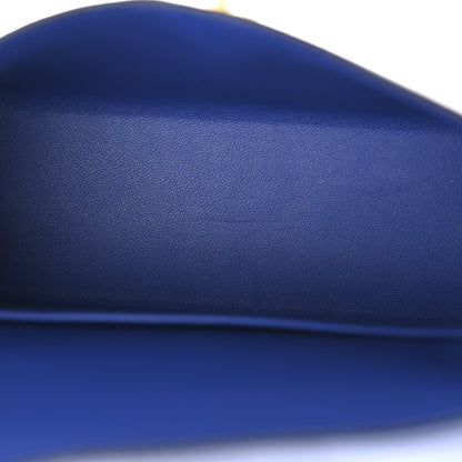 Hermes Chevre Mysore Mini Kelly Sellier 20 Bleu Royal 5 of 11