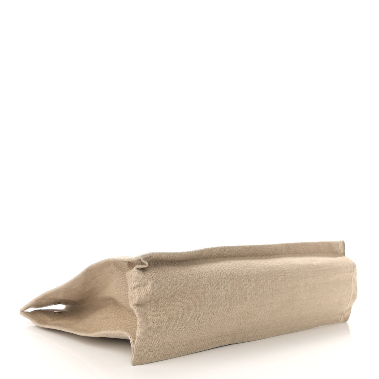 Saint Laurent Linen Calfskin Rive Gauche Tote Optic White 4 of 12