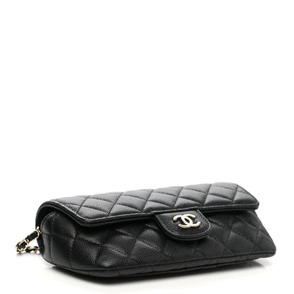 Chanel Caviar Quilted Glasses Case With Chain Black 4 of 10