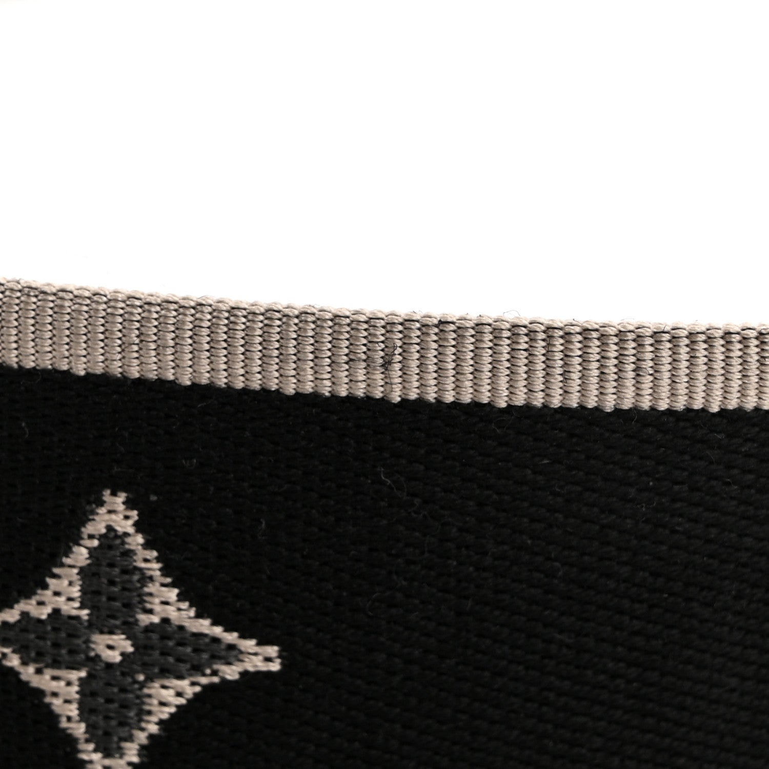 Louis Vuitton Jacquard Diane Shoulder Strap Black Ivory 5 of 5