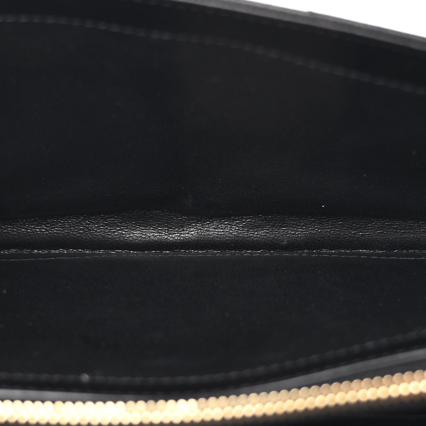 Grain De Poudre Matelasse Chevron Monogram Chain Wallet Black