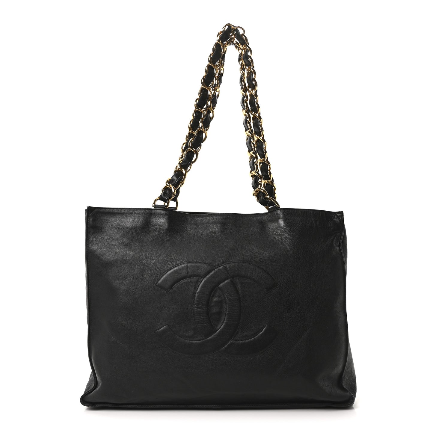 Lambskin CC Tote Black
