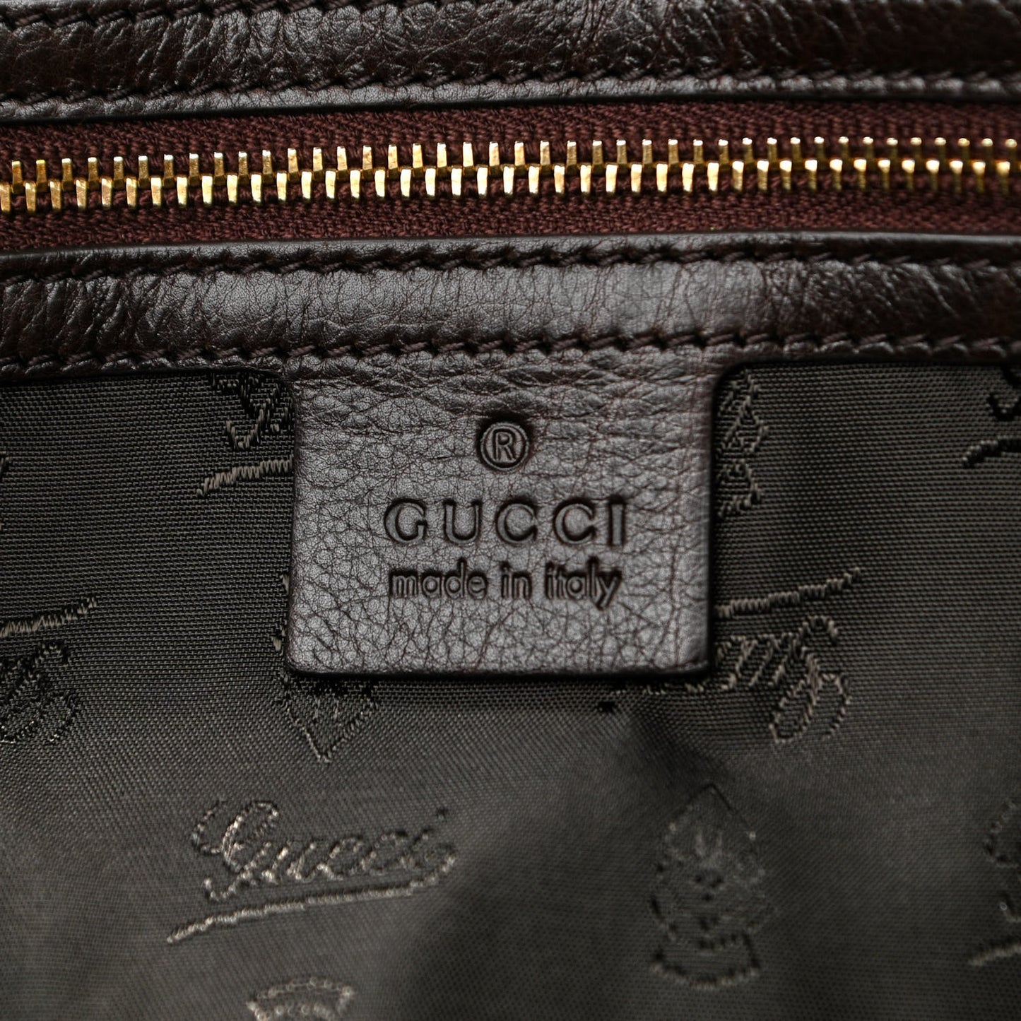 Patent Hysteria Large Clutch Tortoise Brown