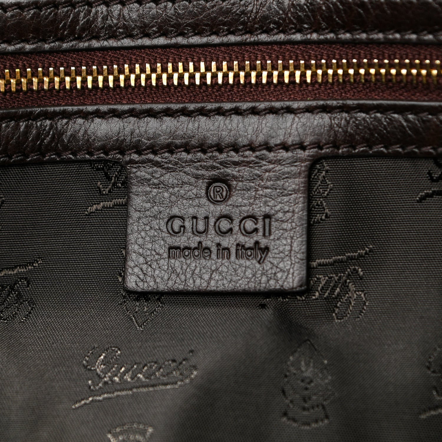 Gucci Patent Hysteria Large Clutch Tortoise Brown 6 of 10