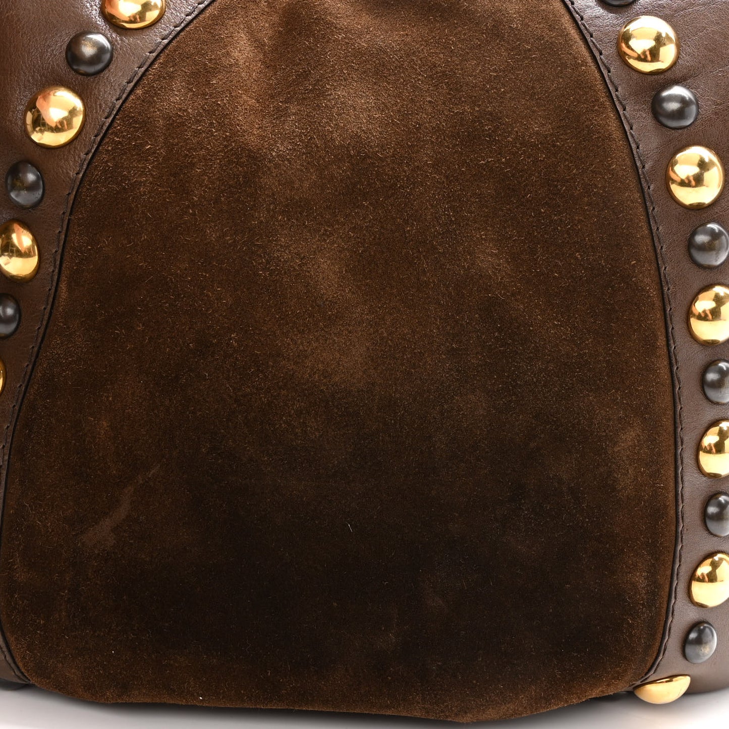 Calfskin Suede Fringe Babouska Hobo Brown
