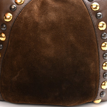 Gucci Calfskin Suede Fringe Babouska Hobo Brown 11 of 11