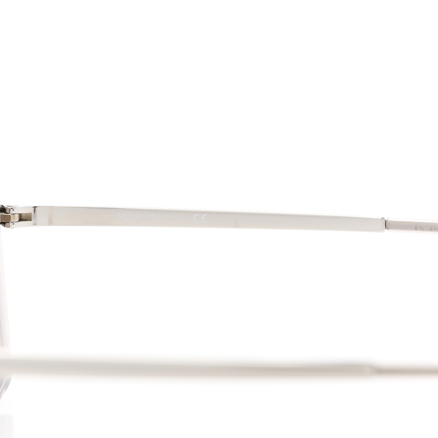 Chanel 18K White Gold Mirror Square Sunglasses 6051 Gray 6 of 7