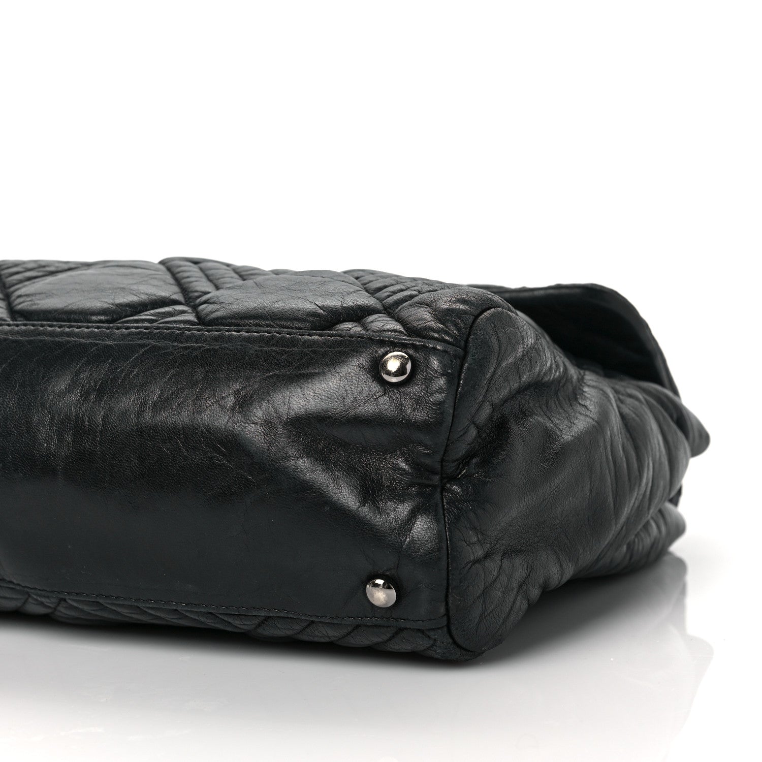 Chanel Lambskin In and Out XL Maxi Flap Black 9 of 10