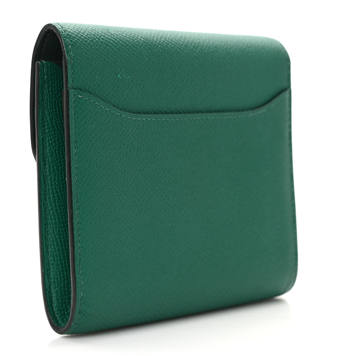 Hermes Epsom Constance Short Wallet Vert Vertigo 3 of 10