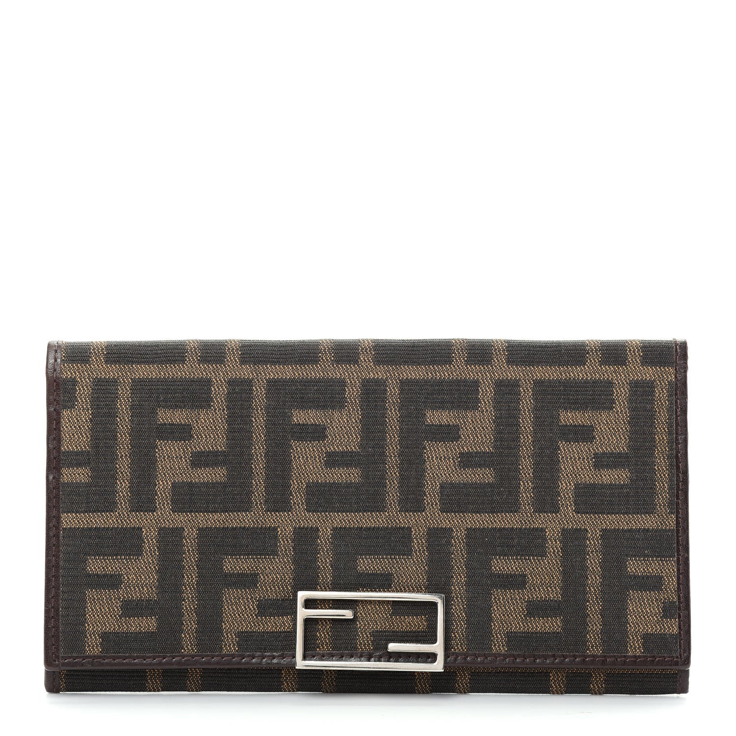 Fendi Zucca Continental Wallet Tobacco 1 of 7