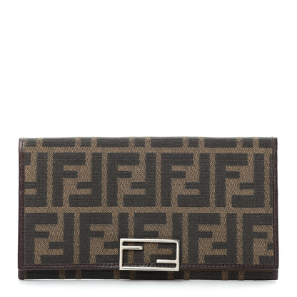 Fendi Zucca Continental Wallet Tobacco 1 of 7