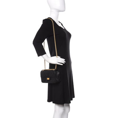 Chanel Aged Calfskin Quilted 2.55 Reissue Mini Flap Black 3 of 11