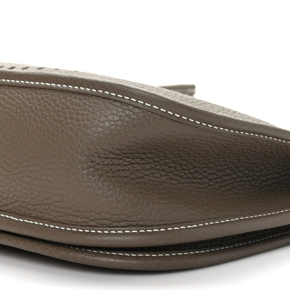 Hermes Taurillon Clemence Evelyne III PM Etoupe 9 of 10