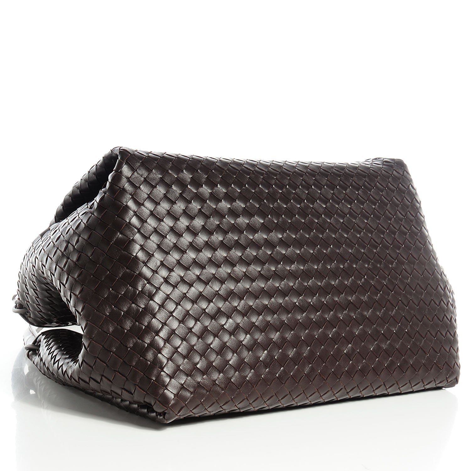 Bottega Veneta Nappa Intrecciato Parachute Bag Ebano 5 of 10
